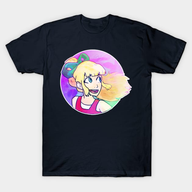 Vaporwave-Inspired Roll T-Shirt by bracedshark